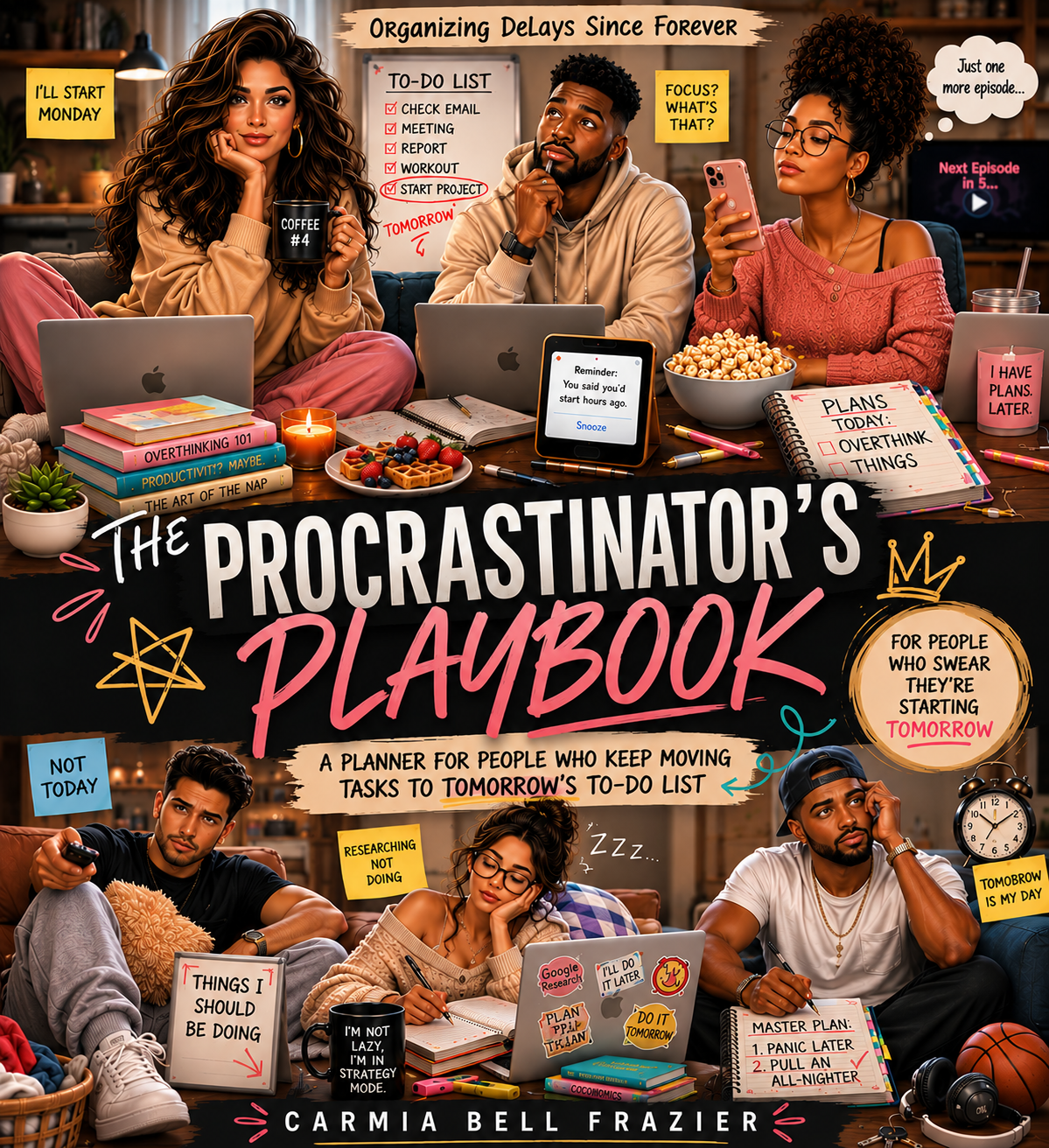 The Procrastinator's Playbook planner cover