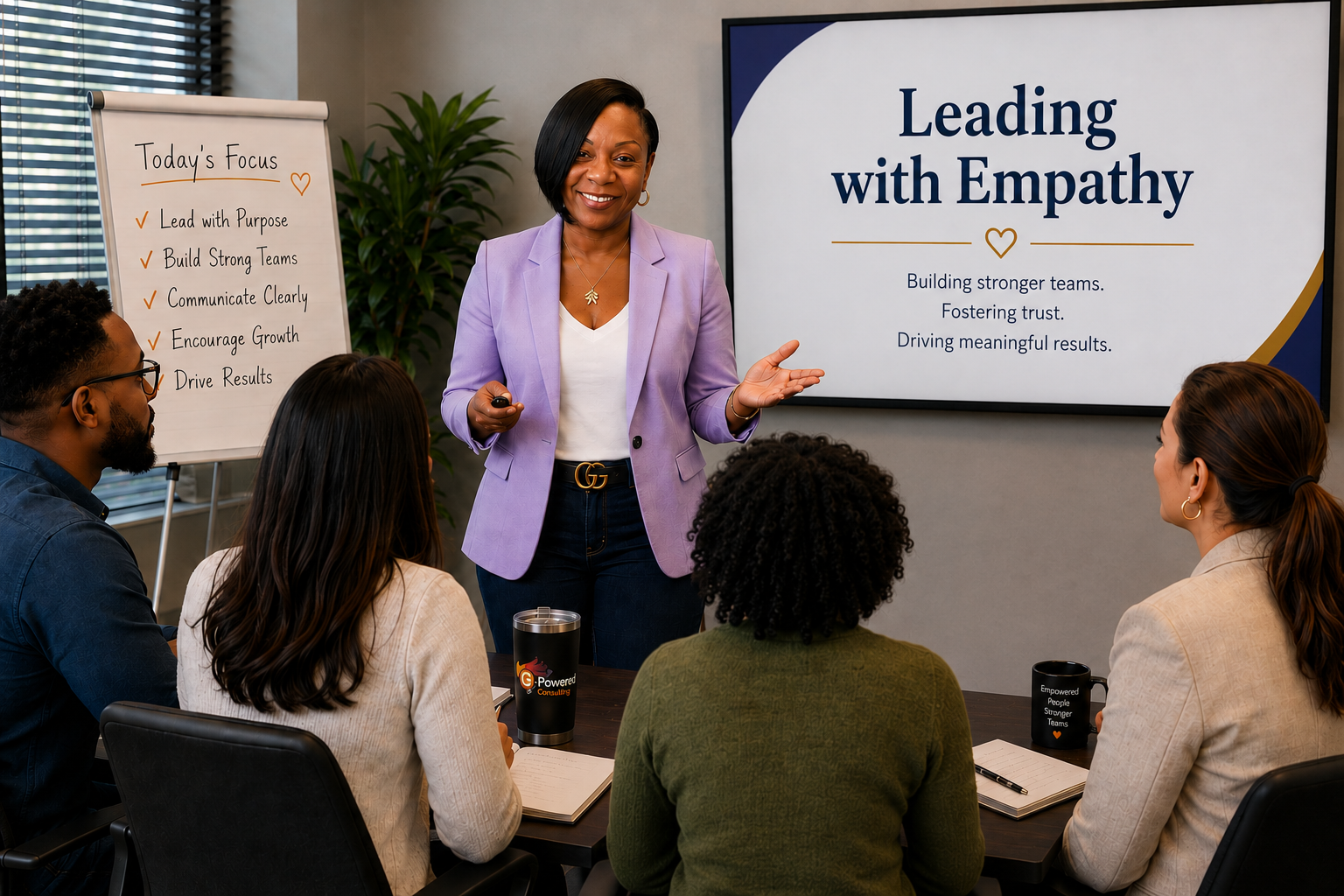 Leadership workshop in action